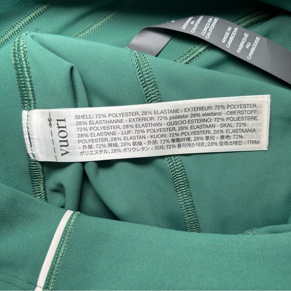 NWT Vuori Daily Piped Legging Viridian Size Small - Picture 13 of 16